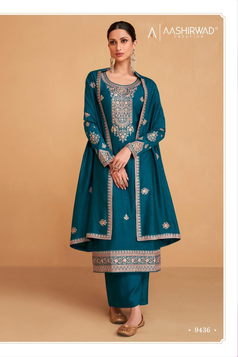 Aashirwad Gulkand RaasExclusive Festive Wear Wholesale Designer Salwar Kameez
